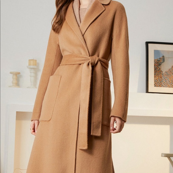 NWT Ecru Emissary | Andrea 100% Merino Wool Coat - Picture 2 of 16